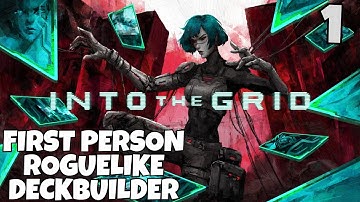 Awesome New Cyberpunk Roguelike Deckbuilder | Into The Grid
