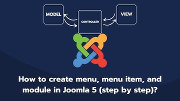 How to create menu, menu item, and module in Joomla 5 ? [user]
