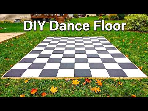 How I Built a Dance Floor for Our Wedding and Saved a Bunch of Money