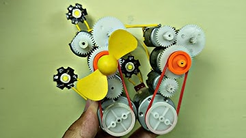 ASSEMBLE A PROTOTYPE MINI ELECTRIC GENERATOR USING HAND A SUPER COMPLICATED DYNAMO MACHINE