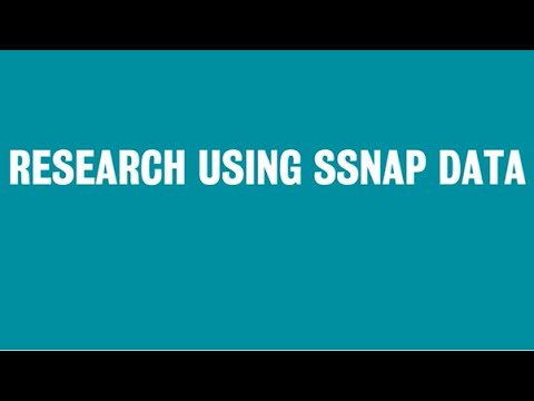 Ssnap Example Research using SSNAP data #UKSF21 - YouTube