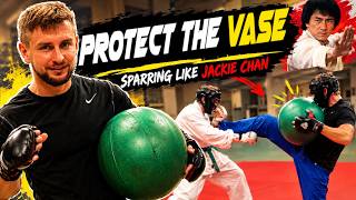 Can You Fight While Protecting a Vase? | Sparring Like Jackie Chan