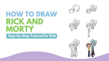 🚀 How to Draw Rick and Morty – Step by Step! ✨