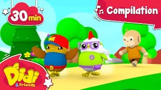 Nursery Rhymes & Kids Songs Compilation | Didi & Friends English | Here Comes Mon