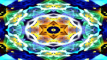 Trippy Animated Fractals & Mandalas in Trance Music Journey - Psychedelic Synesthesia