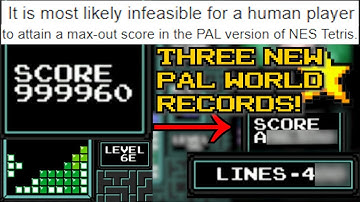 First Ever PAL Tetris Maxout!!