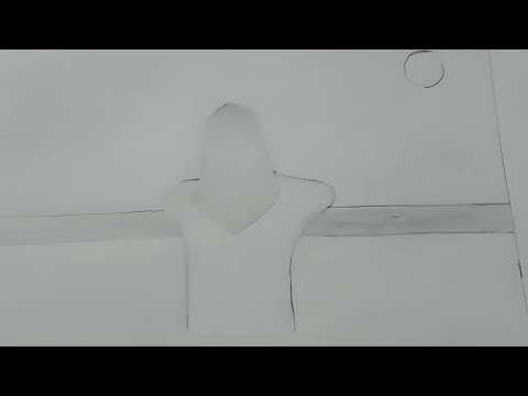 how to draw a girl standing in balcony || Pencil Sketching - YouTube