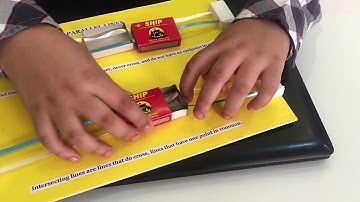 Maths Working Model - Parallel Lines & Intersecting Lines