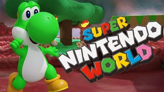 Yoshi animated on Super Nintendo World