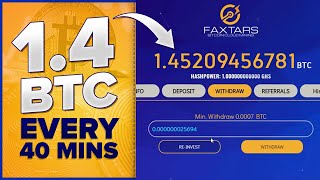 FREE 1.4 Bitcoin Every 40 Minutes - FREE BITCOIN MINING WEBSITE 2022 | No Investment Required screenshot 3