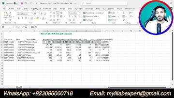 Excel Chapter 1: Grader Cumulative - Medical Expenses | Exp25_Excel_Ch01_Cumulative_Medical