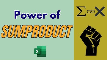 Power of SUMPRODUCT Function in Excel