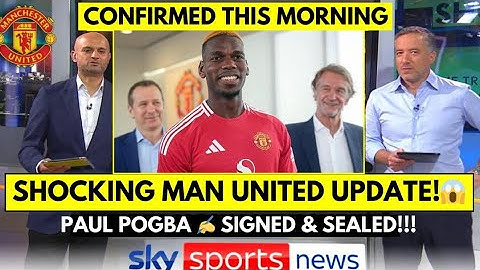 🚨 URGENT‼️PAUL POGBA IS BACK! SIR JIM RATCLIFFE SHOCKING UPDATE LIVE AT OLD TRAFFORD😱 || SKY SPORTS💥