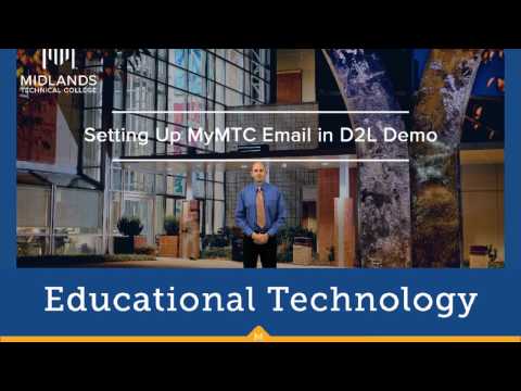 D2L Brightspace v10.7 Daylight Setting Up Microsoft 365 Email Widget Demo