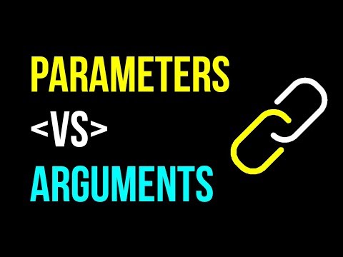 Vidéo: Différence Entre L'argument Et Le Paramètre