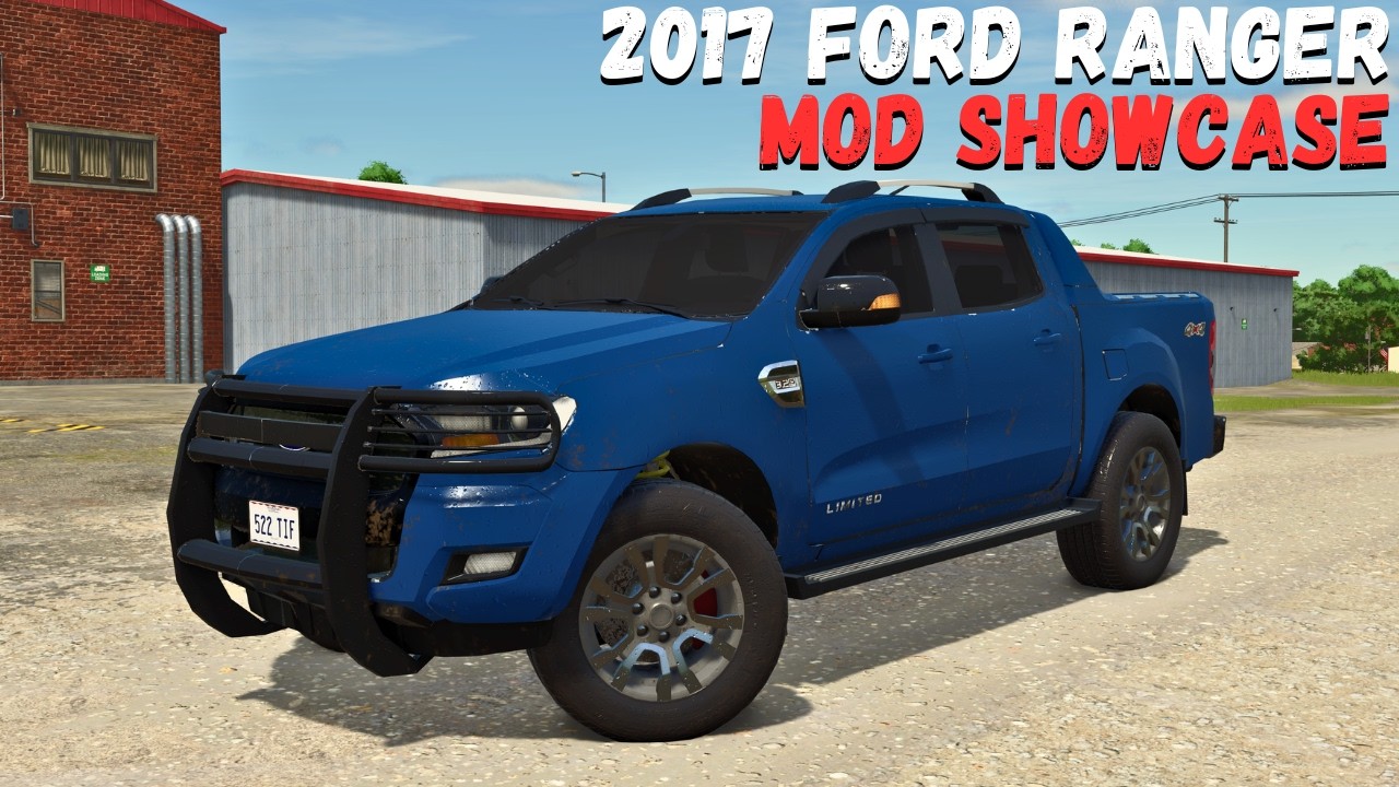 Ford Ranger Fs17 FORD RANGER 2017 MOD SHOWCASE BY VINCO MODS | Farming Simulator 25 ...