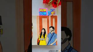 Humtum ❤️📈 Neha & Adam 🎨 #humtum #shorts #painting  #pakistanidrama #art #ramshakhan #ahadrazamir