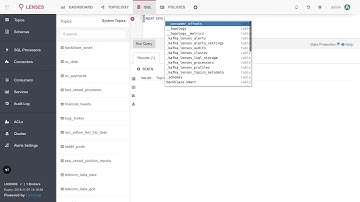 Lenses® SQL - Querying Streaming Data - Insert into Kafka® topics