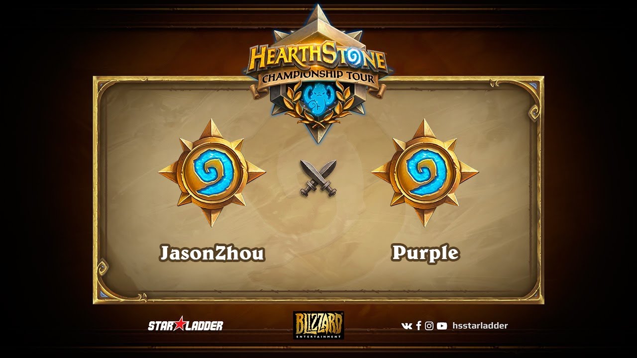 JasonZhou vs Purple, Hearthstone Championship Tour Summer 2017