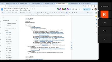 Kubernetes SIG Storage Bi-Weekly Meeting 2025-07-24