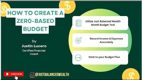 How to Create a Zero-Based Budget in Excel