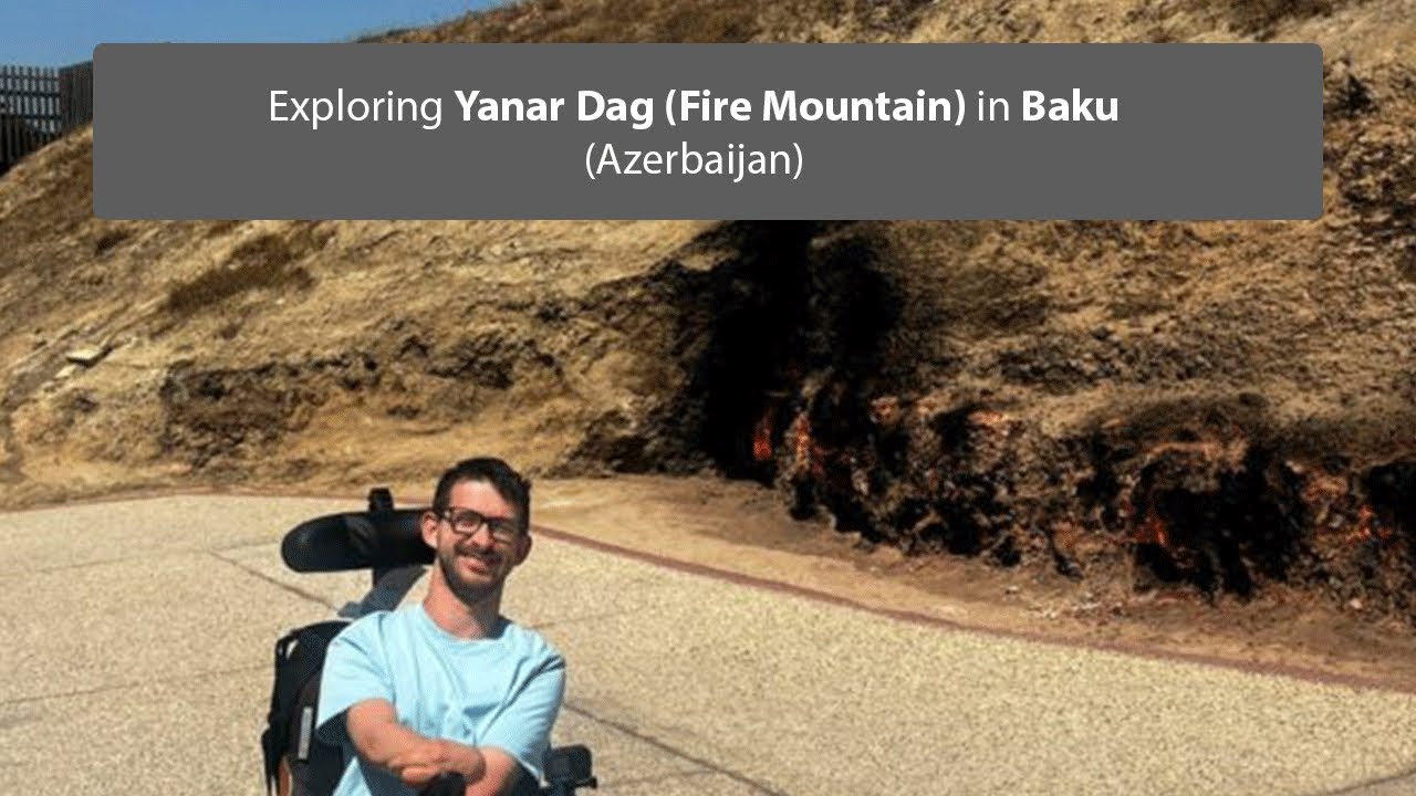 Exploring Yanar Dag (Fire Mountain) in Baku 🇦🇿