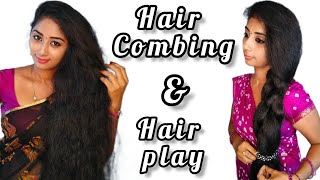 Daily hair combing techniques #requestedvideo ‪@SharmysVlogs ...