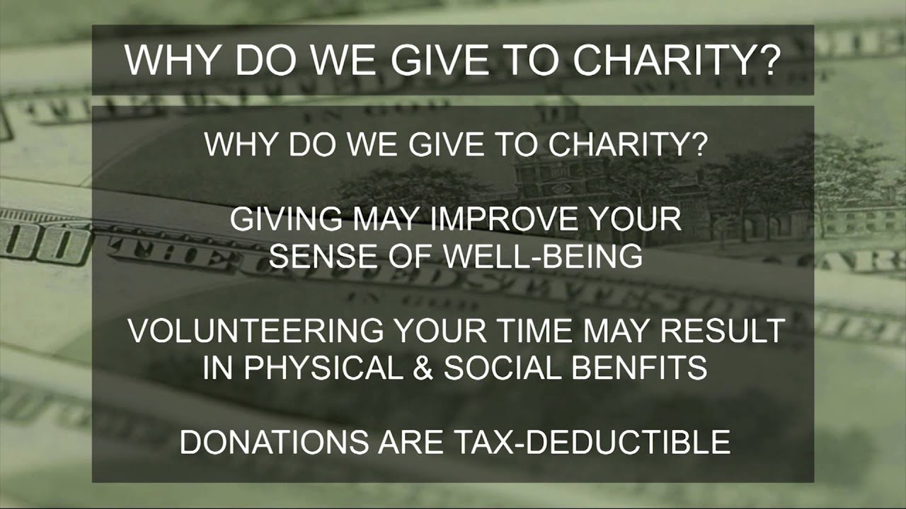 Steps to Maximize Charitable Giving - YouTube