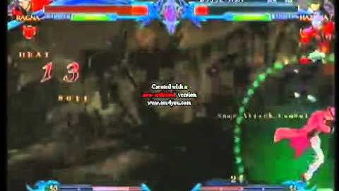 BBCP Hazama Overdrive Combo