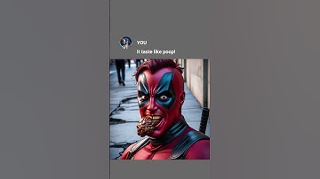 Deadpool steps in POOP💩(AI Short) #ai #aiart  #chatgpt #memes