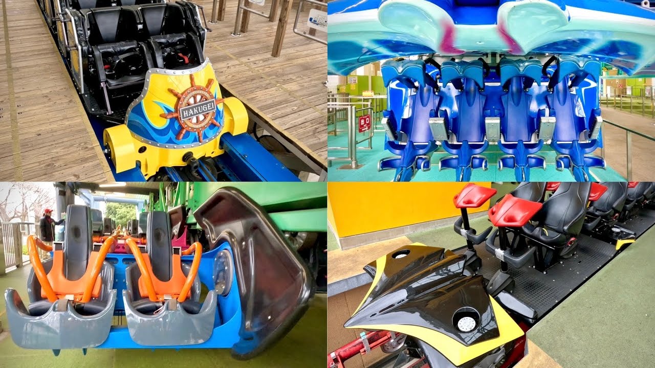 Ride the four major coasters at Nagashima Spa Land with commentary