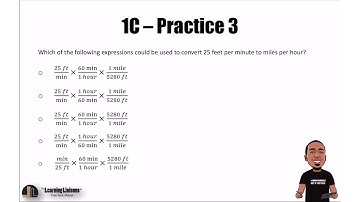Praxis Core Math Practice Question - Converting Units