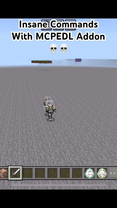Minecraft Insane Command With MCPEDL Addon 💀🤯 - YouTube