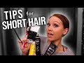 How to style short hair in the Air Force uniform | Elora Jean