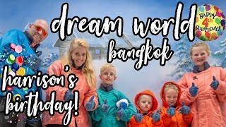 In this episode the 7 wayfinders celebrate harrison's 4th birthday at
dream world bangkok! of happiness! better than disneyland? snowtown
gives ...