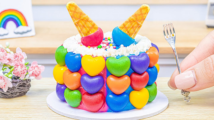 Amazing Ice Cream Chocolate Cake🌈1000+Best Of Rainbow Cake Decorating Ideas