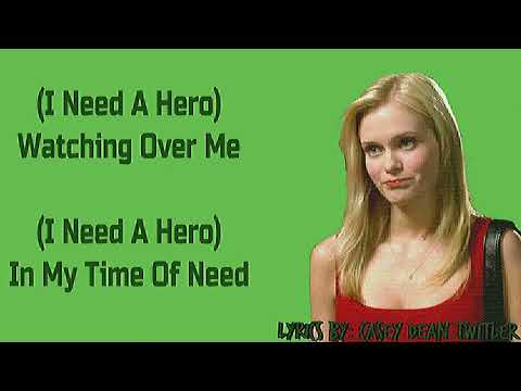 I Need A Hero - Sara Paxton LYRICS