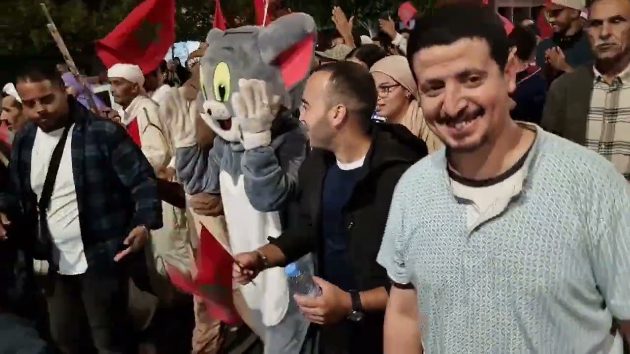 احتفالات ساكنة جرسيف  بمناسبة القرار التالي لمجلس الأمن حول مغربية الصحراء 