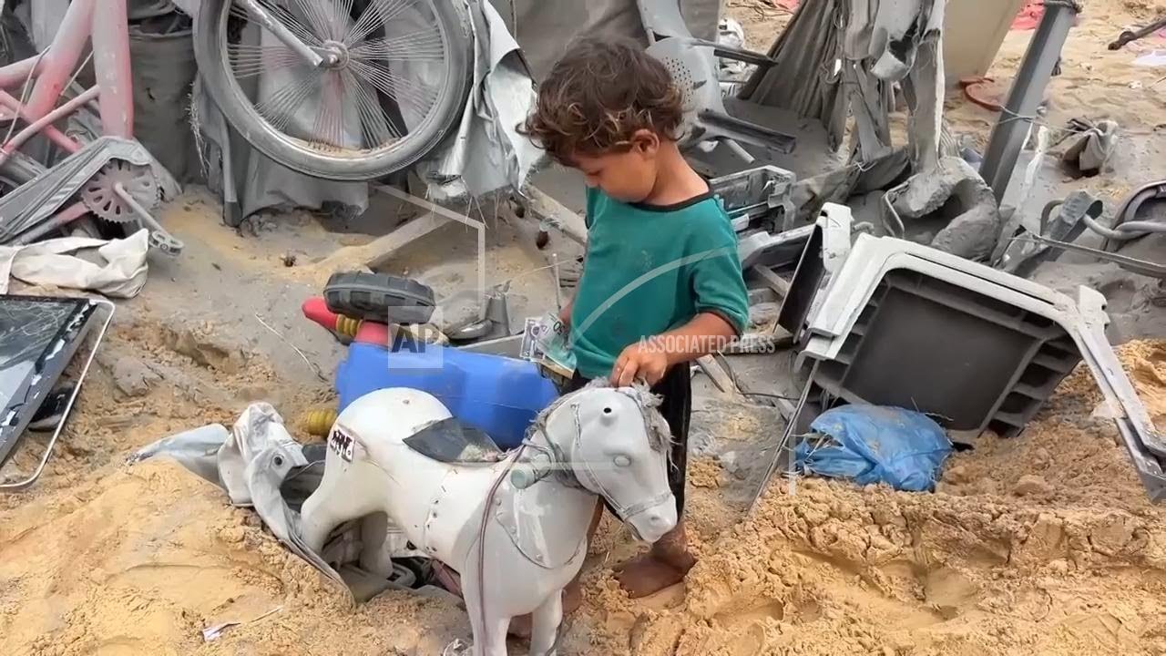 Overnight Israeli strike hits tents sheltering displaced Palestinian families in Muwasi