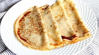 How to make thin and tender homemade crepes