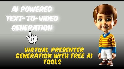 Creating Animated Virtual Presenter with Free AI Tools