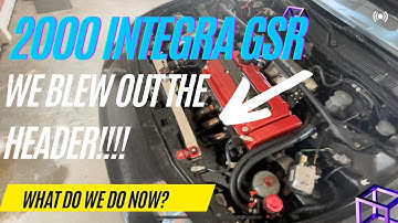 "We BLEW IT UP! 2000 Integra GSR B18C1 All Motor Before & After"