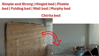 Hom004D # Simple and Strong Hinged bed Pliable bed Folding bed Wall bed Murphy bed Chirita bed