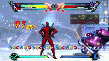 UMVC3: Deadpool - Triple Teleport Malfunction Combo
