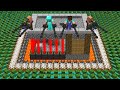 1000 ZOMBIE ARMY vs VILLAGE HOUSE! BATTLE HOUSE PROTECT! in Minecraft Noob vs Pro