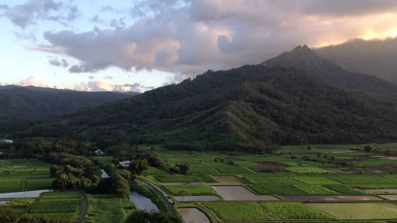 Hanalei Valley lookout Time-lapse