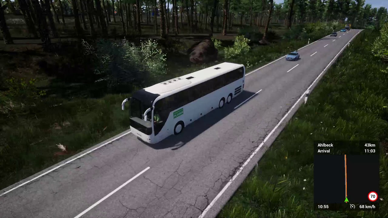 Fernbus Simulator - Ahlbeck to Sellin - 11.03 - MAN Lions Coach C