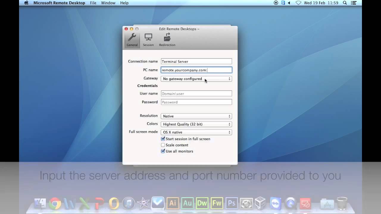 osx remote desktop client