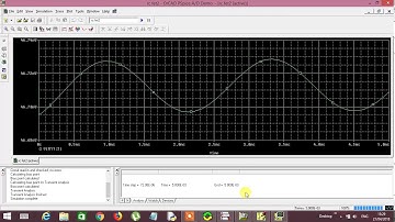 Pspice simulation of Rc phase shift oscillator using fet (see description)