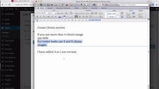 Doors OnePage wp: Create  Clients Section